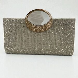 Elegant Silver Clutch Bag